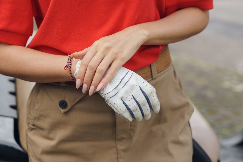 Golf club fitting chart wrist to floor measurement process